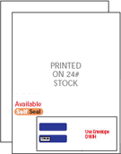1099/1098 Blank with Multiple Account Backer for 1099-A, 1099-B, 1099-C, 1099-S, 1098-E, 1098 (Printed on 24# Stock) (500 Laser Cut Sheets)