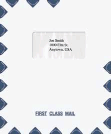 Single Window First Class Large Client Mailing Envelope (9 1/2 in x 11 1/2 in) (100 Envelopes)