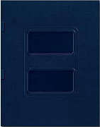 Midnight Blue Side-Staple Folder for Lacerte and Intuit ProSeries with Right-Side Pocket (8 3/4 in x 11 1/4 in) (100 Folders)